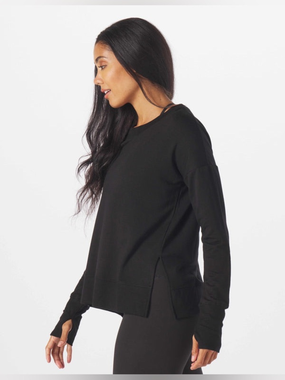 NWT Glyder Lounge Long Sleeve - Black